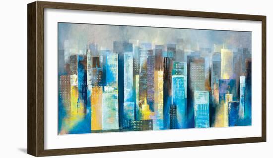 Metropolis Vista II-Georges Generali-Framed Giclee Print