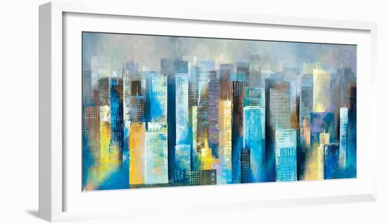 Metropolis Vista II-Georges Generali-Framed Giclee Print