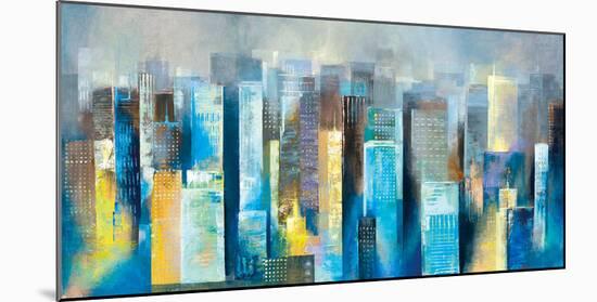 Metropolis Vista II-Georges Generali-Mounted Giclee Print