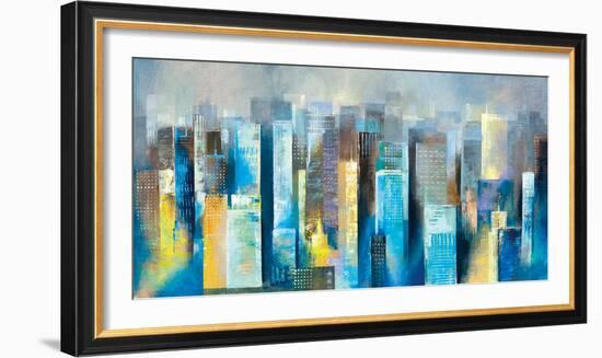 Metropolis Vista II-Georges Generali-Framed Giclee Print