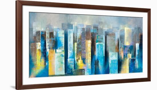 Metropolis Vista II-Georges Generali-Framed Giclee Print