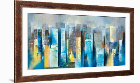 Metropolis Vista II-Georges Generali-Framed Giclee Print