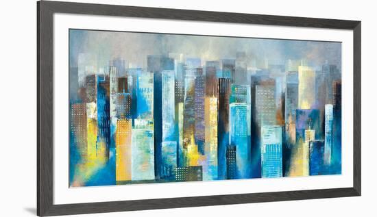 Metropolis Vista II-Georges Generali-Framed Giclee Print