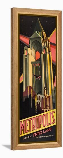 Metropolis-null-Framed Stretched Canvas