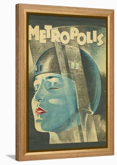 Metropolis-null-Framed Stretched Canvas