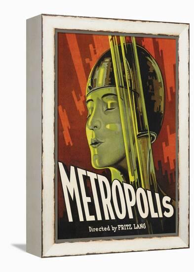 Metropolis-null-Framed Stretched Canvas