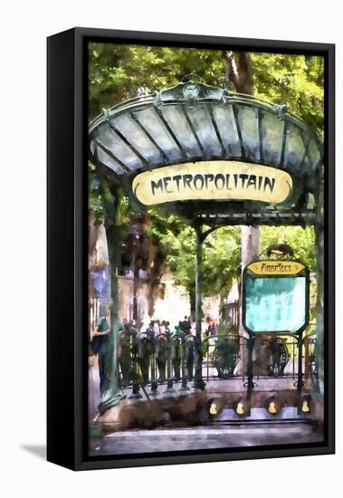 Metropolitain Abbesses Montmartre-Philippe Hugonnard-Framed Premier Image Canvas