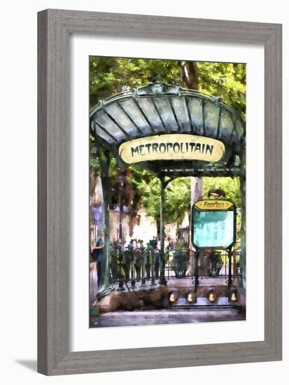 Metropolitain Abbesses Montmartre-Philippe Hugonnard-Framed Giclee Print