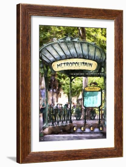 Metropolitain Abbesses Montmartre-Philippe Hugonnard-Framed Giclee Print