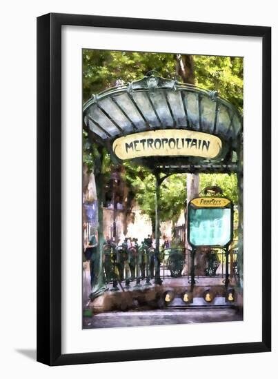 Metropolitain Abbesses Montmartre-Philippe Hugonnard-Framed Giclee Print