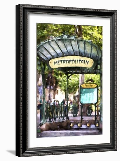 Metropolitain Abbesses Montmartre-Philippe Hugonnard-Framed Giclee Print