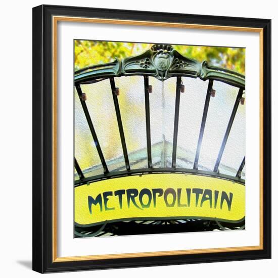 Metropolitain Entrance-Tosh-Framed Art Print