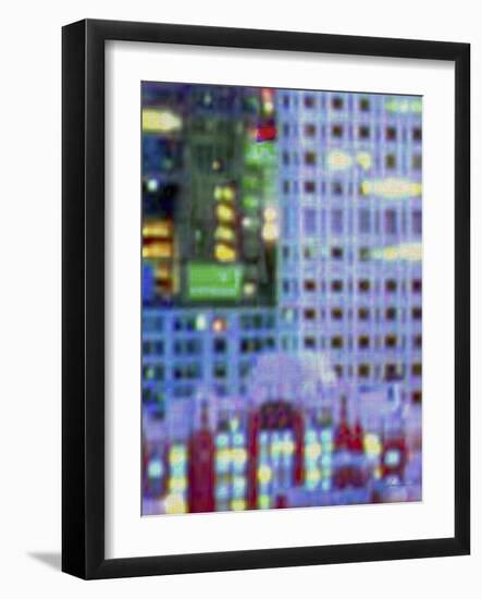 Metropolitain III-James Burghardt-Framed Art Print