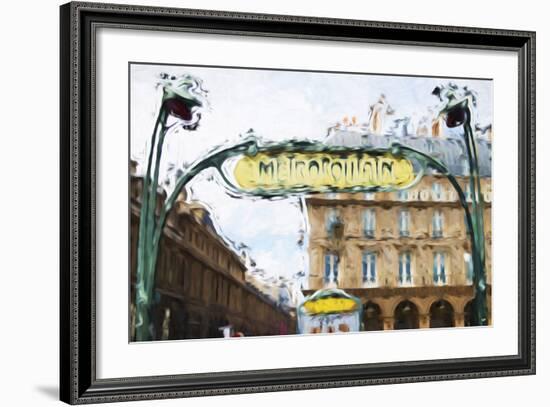 Metropolitain - In the Style of Oil Painting-Philippe Hugonnard-Framed Giclee Print