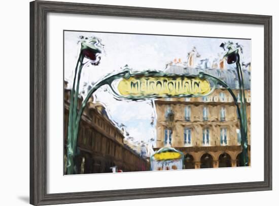 Metropolitain - In the Style of Oil Painting-Philippe Hugonnard-Framed Giclee Print