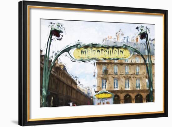 Metropolitain - In the Style of Oil Painting-Philippe Hugonnard-Framed Giclee Print