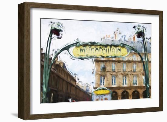 Metropolitain - In the Style of Oil Painting-Philippe Hugonnard-Framed Giclee Print