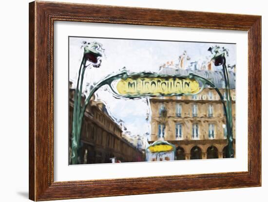 Metropolitain - In the Style of Oil Painting-Philippe Hugonnard-Framed Giclee Print