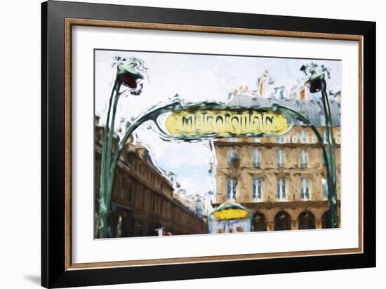 Metropolitain - In the Style of Oil Painting-Philippe Hugonnard-Framed Giclee Print