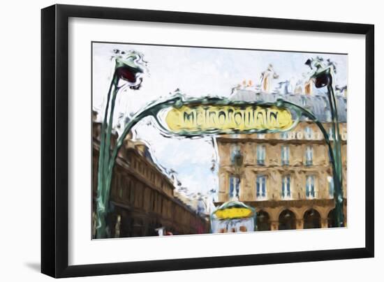 Metropolitain - In the Style of Oil Painting-Philippe Hugonnard-Framed Giclee Print