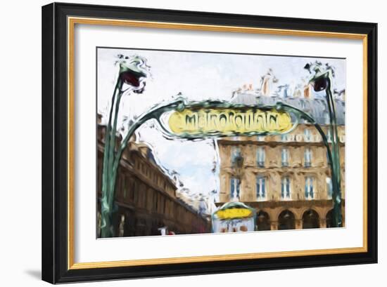 Metropolitain - In the Style of Oil Painting-Philippe Hugonnard-Framed Giclee Print