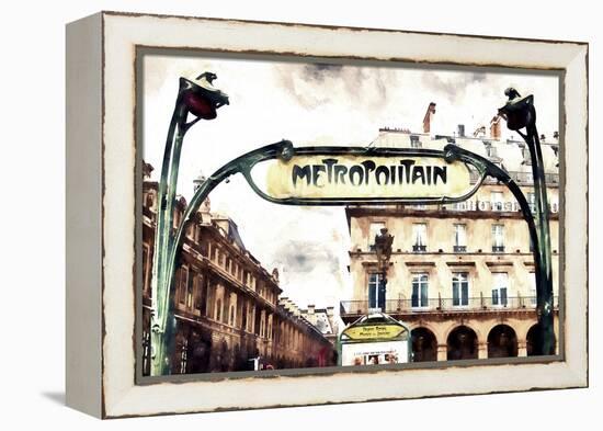 Metropolitain Palais Royal-Philippe Hugonnard-Framed Premier Image Canvas