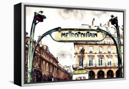 Metropolitain Palais Royal-Philippe Hugonnard-Framed Premier Image Canvas