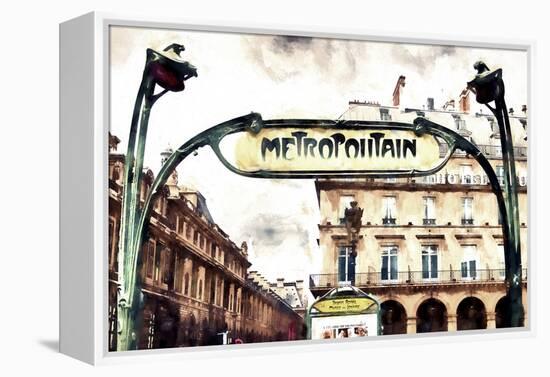 Metropolitain Palais Royal-Philippe Hugonnard-Framed Premier Image Canvas