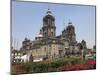 Metropolitan Cathedral, the Largest Church in Latin America, Zocalo, Plaza De La Constitucion, Mexi-Wendy Connett-Mounted Photographic Print