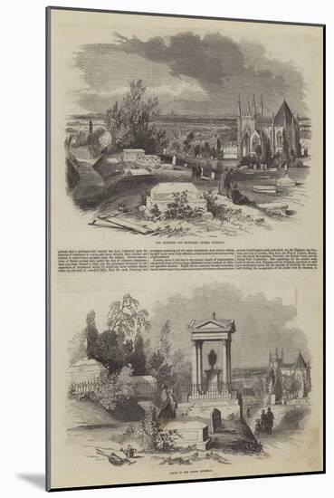 Metropolitan Cemeteries-null-Mounted Giclee Print