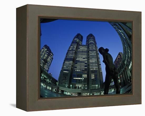 Metropolitan Govt. Bldg, Shinjuku, Tokyo, Japan-Rex Butcher-Framed Premier Image Canvas