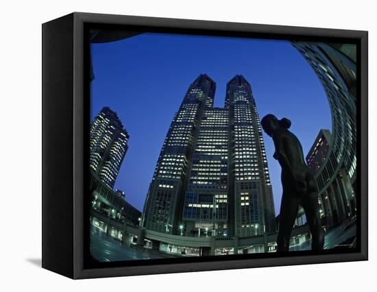 Metropolitan Govt. Bldg, Shinjuku, Tokyo, Japan-Rex Butcher-Framed Premier Image Canvas