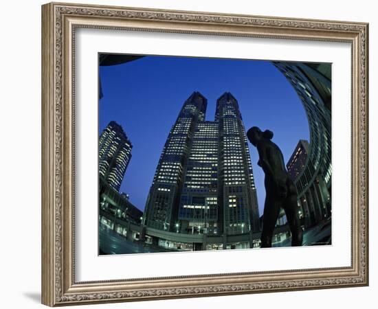 Metropolitan Govt. Bldg, Shinjuku, Tokyo, Japan-Rex Butcher-Framed Photographic Print