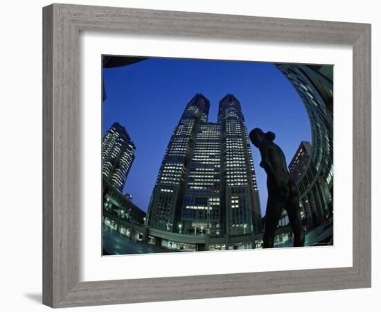 Metropolitan Govt. Bldg, Shinjuku, Tokyo, Japan-Rex Butcher-Framed Photographic Print