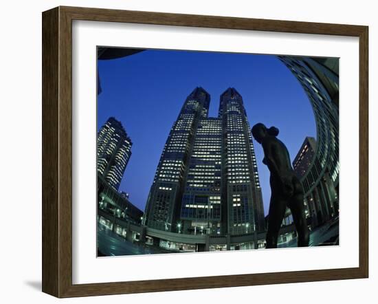 Metropolitan Govt. Bldg, Shinjuku, Tokyo, Japan-Rex Butcher-Framed Photographic Print