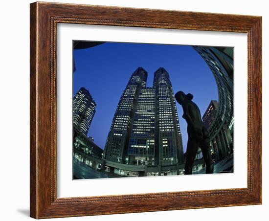 Metropolitan Govt. Bldg, Shinjuku, Tokyo, Japan-Rex Butcher-Framed Photographic Print