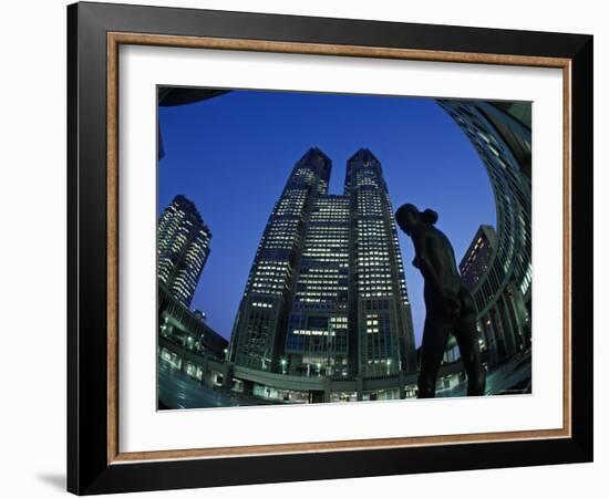 Metropolitan Govt. Bldg, Shinjuku, Tokyo, Japan-Rex Butcher-Framed Photographic Print