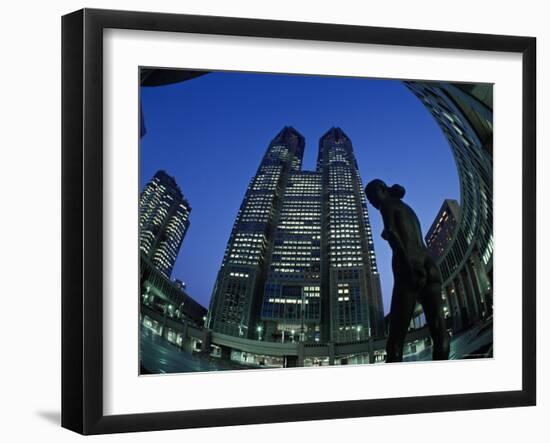 Metropolitan Govt. Bldg, Shinjuku, Tokyo, Japan-Rex Butcher-Framed Photographic Print