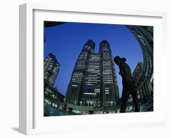 Metropolitan Govt. Bldg, Shinjuku, Tokyo, Japan-Rex Butcher-Framed Photographic Print