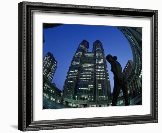 Metropolitan Govt. Bldg, Shinjuku, Tokyo, Japan-Rex Butcher-Framed Photographic Print