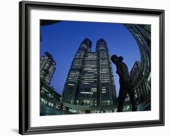 Metropolitan Govt. Bldg, Shinjuku, Tokyo, Japan-Rex Butcher-Framed Photographic Print