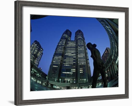 Metropolitan Govt. Bldg, Shinjuku, Tokyo, Japan-Rex Butcher-Framed Photographic Print