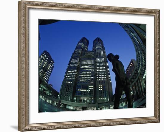 Metropolitan Govt. Bldg, Shinjuku, Tokyo, Japan-Rex Butcher-Framed Photographic Print