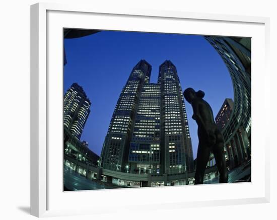 Metropolitan Govt. Bldg, Shinjuku, Tokyo, Japan-Rex Butcher-Framed Photographic Print