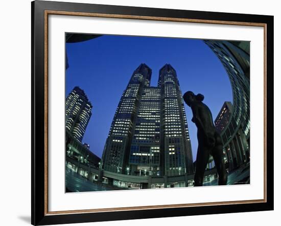 Metropolitan Govt. Bldg, Shinjuku, Tokyo, Japan-Rex Butcher-Framed Photographic Print