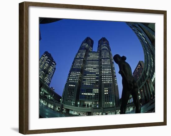 Metropolitan Govt. Bldg, Shinjuku, Tokyo, Japan-Rex Butcher-Framed Photographic Print