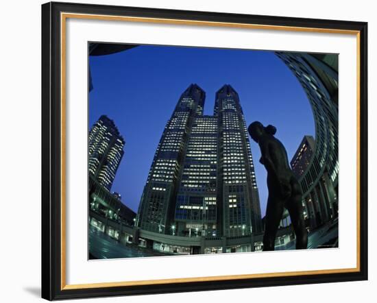 Metropolitan Govt. Bldg, Shinjuku, Tokyo, Japan-Rex Butcher-Framed Photographic Print