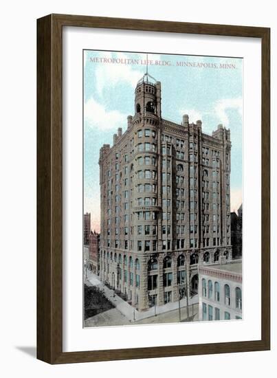 Metropolitan Life Building, Minneapolis, Minnesota-null-Framed Art Print