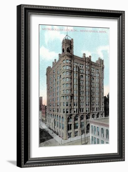 Metropolitan Life Building, Minneapolis, Minnesota-null-Framed Art Print