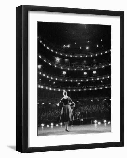 Metropolitan Opera Auditions-Walter Sanders-Framed Photographic Print